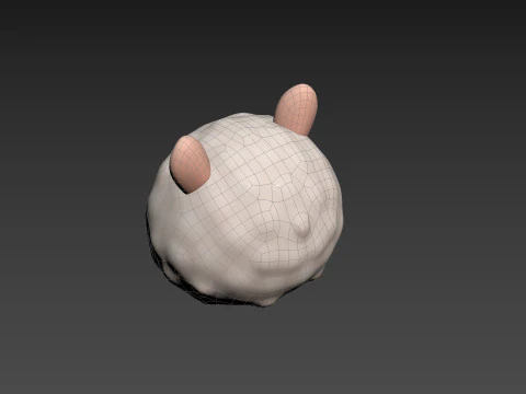 Prop223 Alpaca Head 3D Model