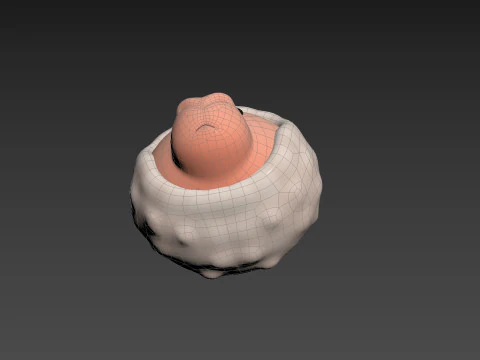 Prop223 Alpaca Head 3D Model