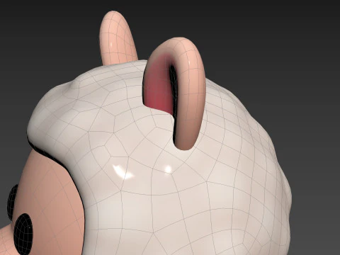 Prop223 Alpaca Head 3D Model