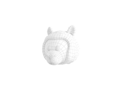 Prop223 Alpaca Head Modelo 3D