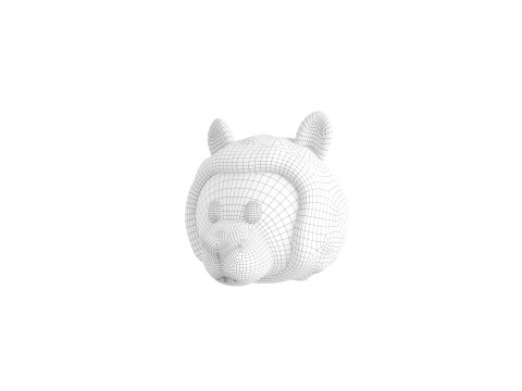 Prop223 Alpaca Head Modelo 3D