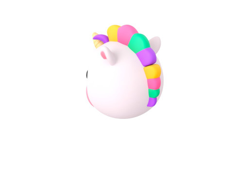 Prop224 Unicorn Head Modelo 3D