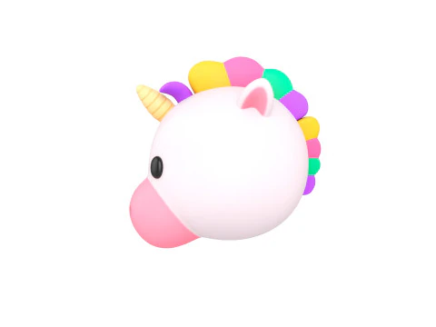 Prop224 Unicorn Head 3D Model