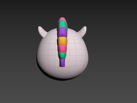 Prop224 Unicorn Head Modelo 3D