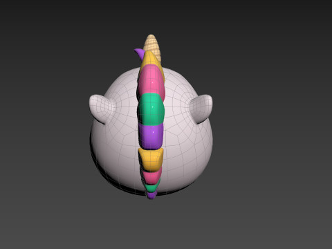 Prop224 Unicorn Head Modelo 3D