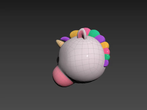 Prop224 Unicorn Head 3D Model