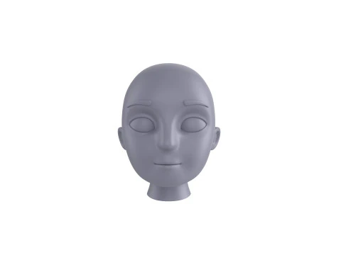 Prop225 Base Head Mesh 3D Model