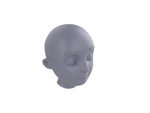 Prop225 Base Head Mesh Modelo 3D