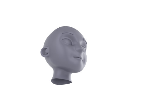 Prop225 Base Head Mesh Modelo 3D