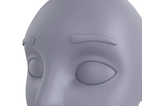 Prop225 Base Head Mesh 3D Model
