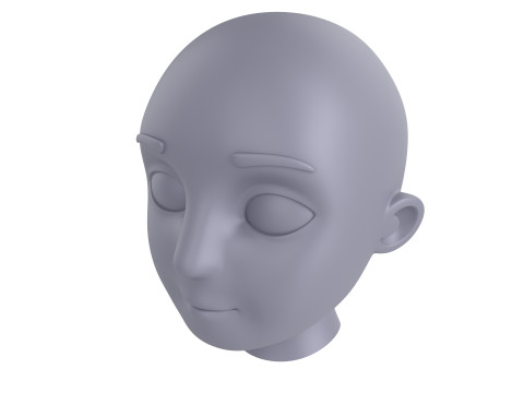 Prop225 Base Head Mesh Modelo 3D