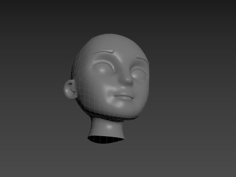 Prop225 Base Head Mesh Modelo 3D