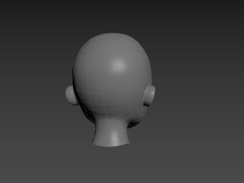 Prop225 Base Head Mesh 3D Model