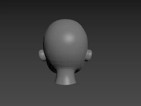 Prop225 Base Head Mesh 3D Model