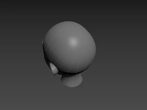 Prop225 Base Head Mesh 3D Model