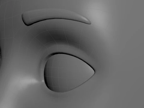 Prop225 Base Head Mesh 3D Model