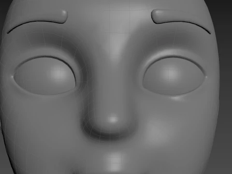 Prop225 Base Head Mesh 3D Model