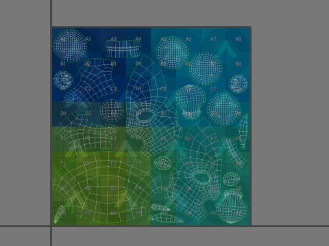 Prop225 Base Head Mesh 3D Model