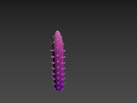 Prop226 Spike Tentacle Model 3D