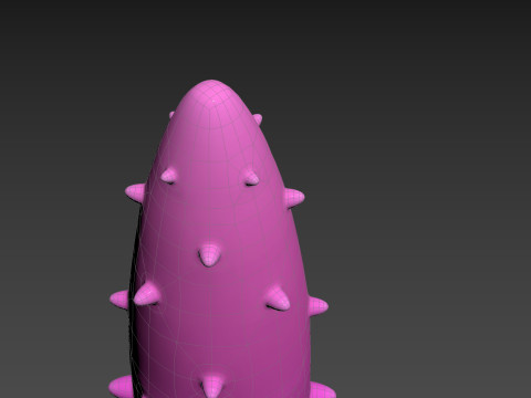 Prop226 Spike Tentacle Model 3D