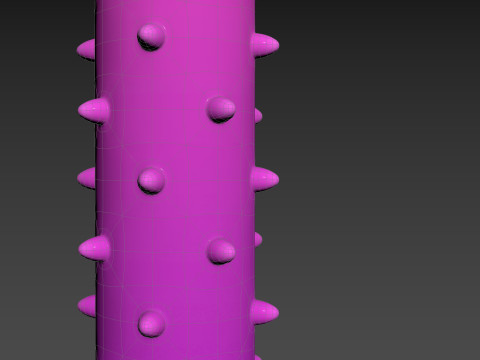 Prop226 Spike Tentacle Model 3D