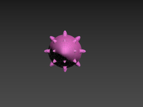 Prop226 Spike Tentacle Model 3D