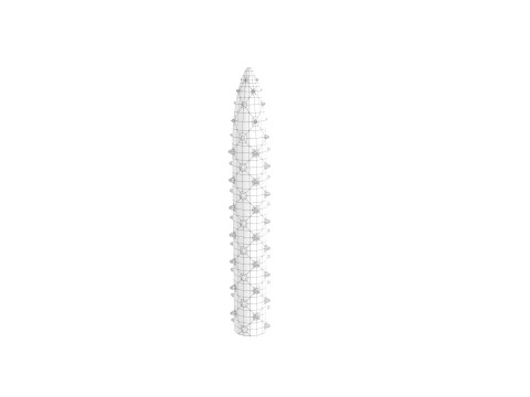 Prop226 Spike Tentacle Model 3D