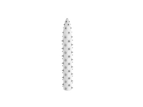 Prop226 Spike Tentacle Model 3D