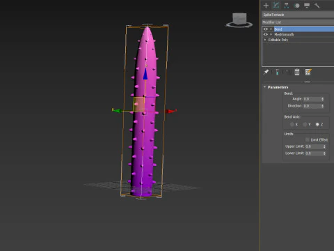 Prop226 Spike Tentacle 3D Model