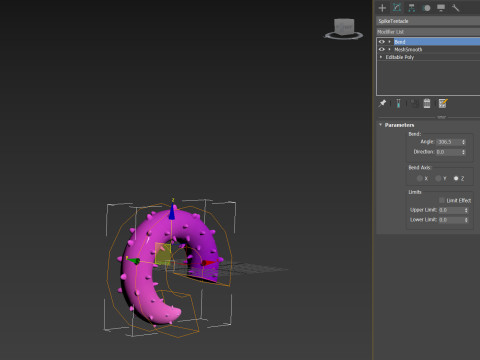 Prop226 Spike Tentacle Model 3D