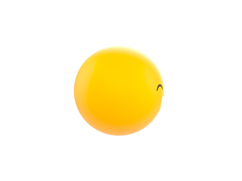 Symbol015 Smile Emoji 3D 모델