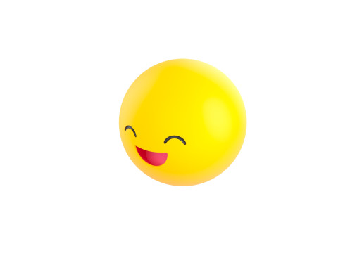Symbol015 Smile Emoji 3D 모델