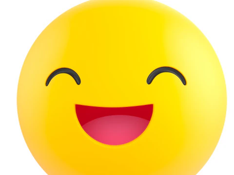Symbol015 Smile Emoji 3D Model