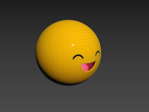 Symbol015 Smile Emoji 3D Model