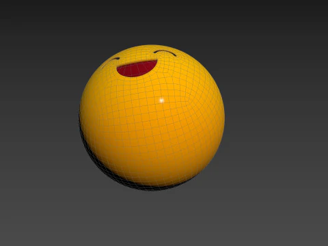 Symbol015 Smile Emoji 3D Model