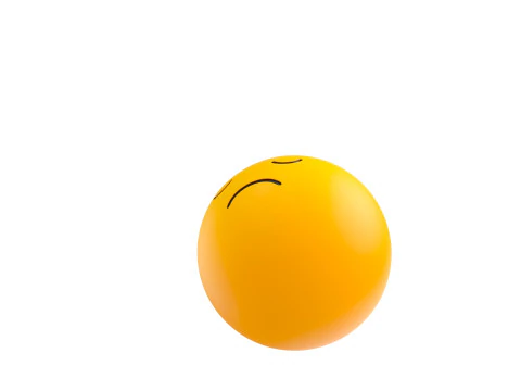 Symbol016 Sad Emoji 3D Model