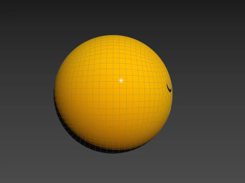 Symbol016 Sad Emoji 3D Model