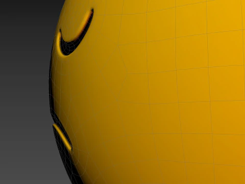 Symbol016 Sad Emoji 3D Model