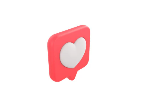Symbol017 Heart Message 3D Model