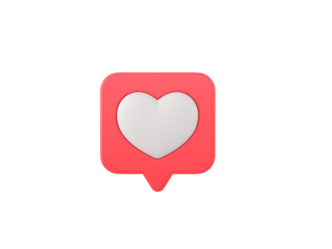 Symbol017 Heart Message Model 3D