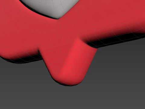 Symbol017 Heart Message 3D Model