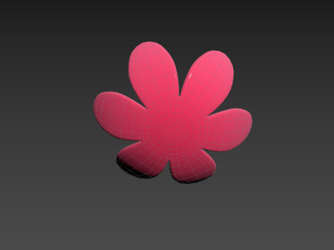 Symbol018 Flower 3Dモデル