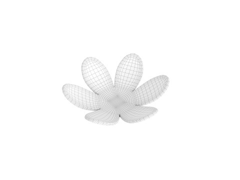 Symbol018 Flower 3Dモデル