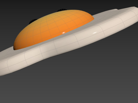 Character237 Smile Fried Egg Modelo 3D