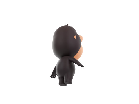 Character238 Gorilla 3D Model