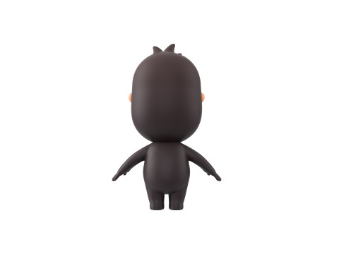 Character238 Gorilla 3D Model