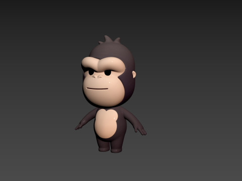Character238 Gorilla 3D Model