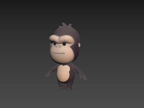 Character238 Gorilla 3D Model