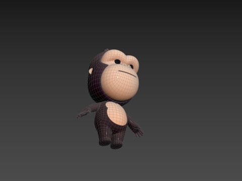 Character238 Gorilla 3D Model
