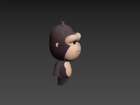 Character238 Gorilla 3D Model